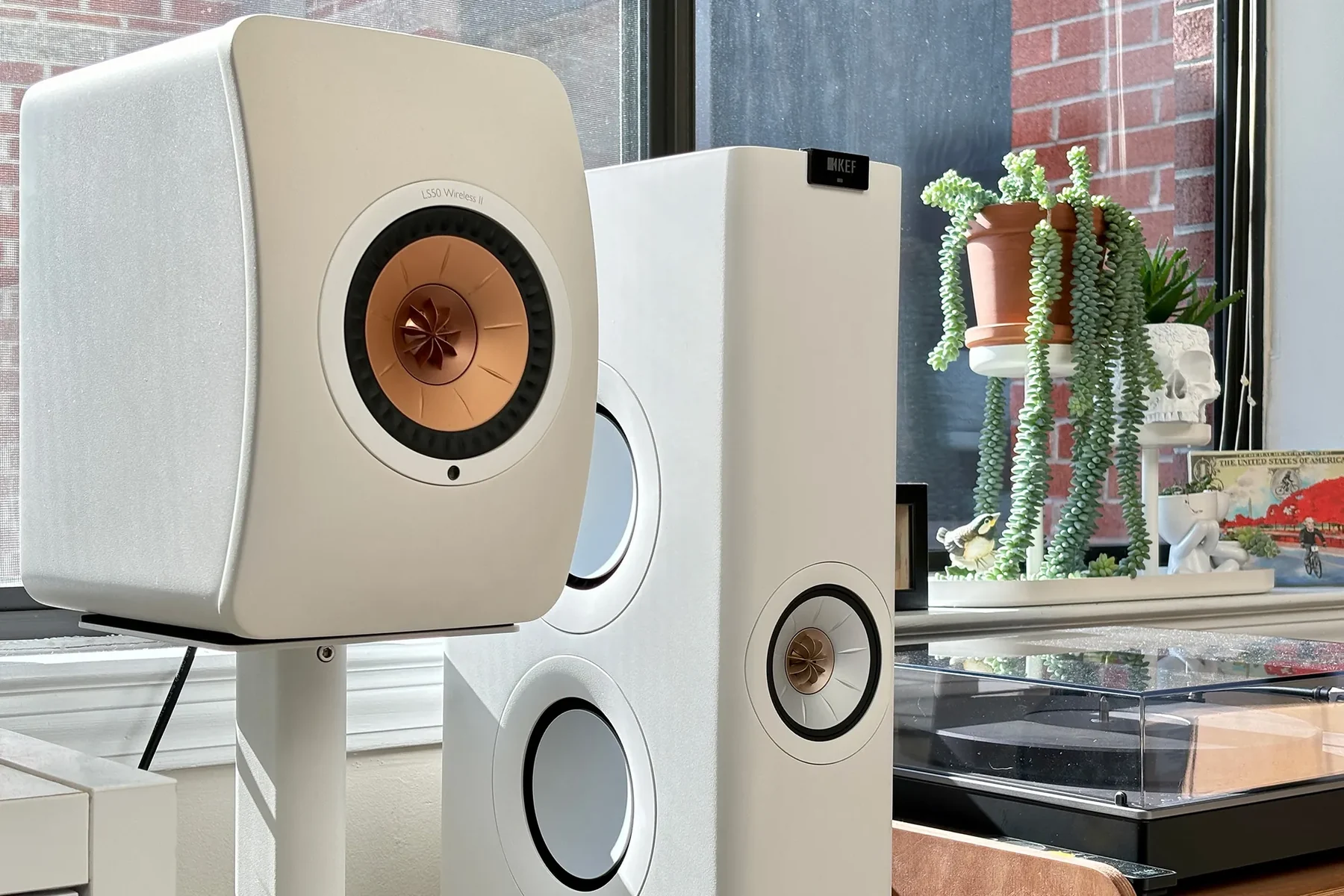 KEF speakers in a dedicated listening environment