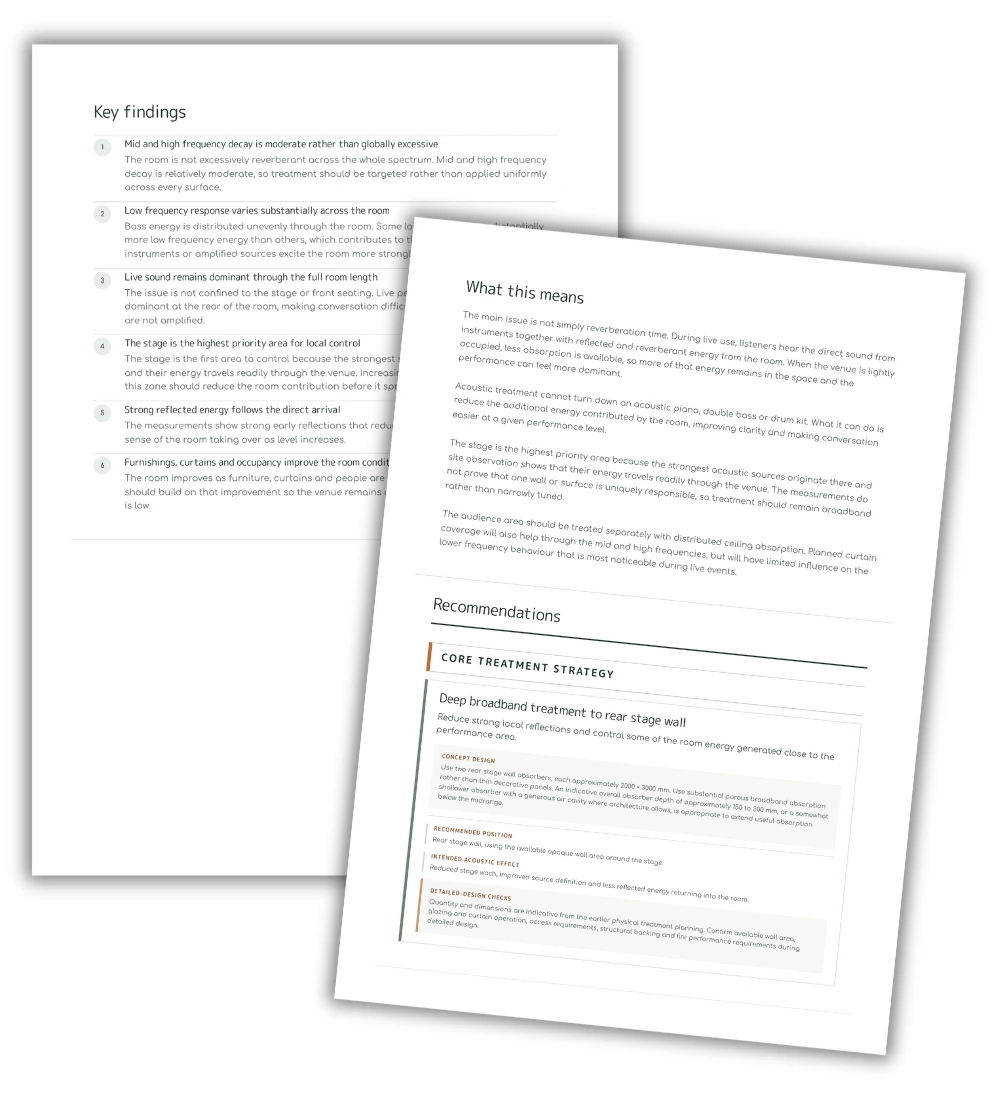 Example report: Clear Findings